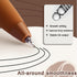 Cute Coffee Pens 5Pcs Gel Ink Pens Retractable Pens and 1Pcs Highlighter 0.5mm Fine Point Black Ink Kawaii Smooth Writing Pens for School Office S...