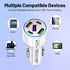 5 in 1 Car Charger Adapter,75W High Power Cigarette Lighter Adapter,QC3.0/PD Super Fast Charging Car Phone Charger Compatible with iPhone 14 13,iP...