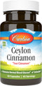 Carlson - Ceylon Cinnamon, Cinnamon Supplements, 500 mg, Cinnamon Extract Pills, Ceylon Cinnamon Capsules, 45 Capsules...