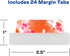 Avery + Amy Tangerine Designer Collection Ultra Tabs, Repositionable Margin Tabs, 2.5" x 1", Splatter Designs, 2-Side Writable, 24 Sticky Tabs (74...