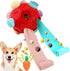 Dog Snuffle Ball-Interactive Puzzle Dog Toys Encourage Natural Foraging Skills Slow Feeder for Training and Stress Relief, Cloth Strip Hiding Food...