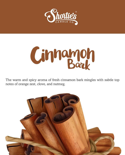 Shortie's Candle Company Cinnamon Bark Wax Melts Multi Pack - Formula 117-2 Highly Scented 3 Oz. Bars (6 Oz. Total) - Made with Essential & Natura...