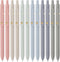 Ddaowanx Gel Pens, 12 Pcs 0.5mm Quick Dry Black Ink Pens Fine Point Smooth Writing Pens, Cute Office School Supplies Gifts for Women (12 Pcs Moran...