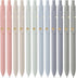 Ddaowanx Gel Pens, 12 Pcs 0.5mm Quick Dry Black Ink Pens Fine Point Smooth Writing Pens, Cute Office School Supplies Gifts for Women (12 Pcs Moran...