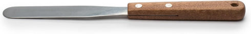 Fox Run Flat Icing Spatula, 4.25-Inch Stainless Steel Blade, Wood Handle, Metallic...