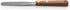 Fox Run Flat Icing Spatula, 4.25-Inch Stainless Steel Blade, Wood Handle, Metallic...