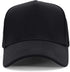 5 Panels Stretch Full Closed Baseball Caps Mens High Crown Mesh Breathable Fitted Cap Wide Brim Trucker Hats Q2425...