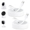 2Pack 25ft Micro USB Extension Cable Compatible with eufy Security Indoor Cam E220/P24, Flat Power Cable for eufy Security Indoor Cam C120, Weathe...