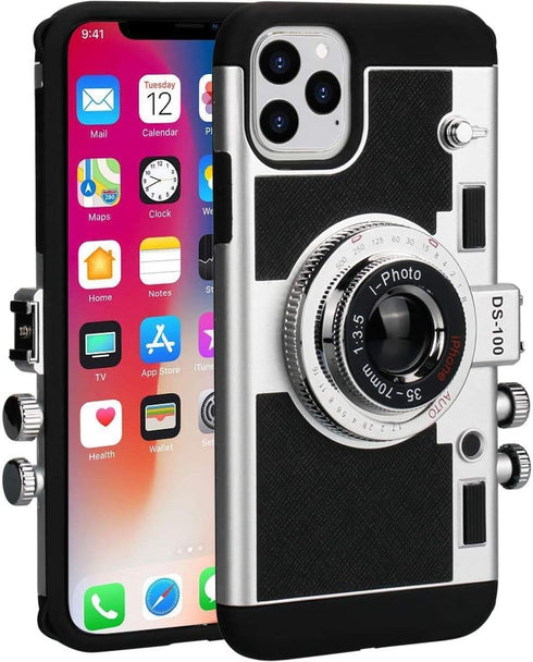 Awsaccy Emily in Paris Phone Case Compatible with iPhone 12 Pro Max 6.7 inch Camera Case Vintage Cover Cute 3D Cool Unique Design Silicone Case wi...