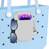 Doormoon Cell Phone Holder Compatible for Bogg Bag, Rubber Accessories for Beach Tote Bag Hanging Full Coverage Phone Holder(Grey)......