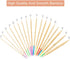 18 Pairs Circular Knitting Needles Set, Vancens Premium Bamboo Knitting Needles with Colorful Plastic Tube, 5 Kind of Tools for Weave are Included...
