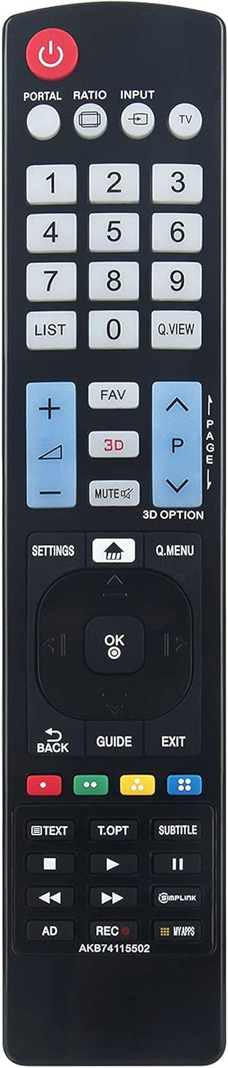 New AKB74115502 Replace Remote fit for LG TV 47LM4600 55LM4600 MFL67468116 47LM4700 55LM4700 32LM5800 42LM5800 47LM5800 55LM5800...