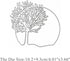 Tree Border Frame Metal Die Cuts, Tree Border Background Wedding Cutting Dies Stencils DIY Crafts Cards Cuts for DIY Embossing Card Making Photo D...