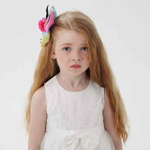 Girls Unicorn Hair Bows with Alligator Hair Clips Cheer Bows Hair Accessories for Kids Toddlers 6 Packs...