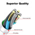 Black Lightning Extension Cable with 3.3 Feet/1 Meter Long,Male to Female Extender Dock Cable Adapter Pass Audio Video Music Data and Power Charge...