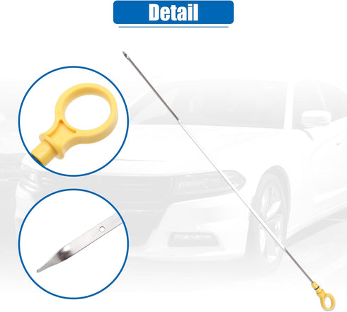uxcell Engine Oil Level Indicator Dipstick for Ford Fusion 2010-2012 for Ford Escape 2010-2012 for Ford Fusion 2006-2007 No.6E5Z6750AC...