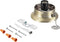 Aspen Creative 22101-07-1, Flush Mount Ceiling Fixture Shade Holder Kit with On/Off Pull Chain Switch in Antique Brass Finish 3-5/8" Fitter, 4-7/8...