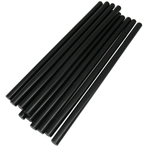 TrendBox Pack of 20 Black 11mmx270mm - Hot Melt Glue Sticks Strips Melting Adhesive for Handmade Craft DIY Home Office Project Craftwork Fix & Rep...
