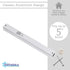 3-Pack - Classic Aluminum Mezuzah Case for Mezuzah Scroll (with Nail), Easy Peel and Stick, (Scroll Not Included) - Weather Proof - Door Mezuzah M...