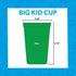 Re-Play Kids Dinnerware Set - 10 oz. Open Cup, 7" Flat Plate, 12 Oz. Bowl, Rounded Tip Fork and Deep Scoop Spoon - Dishwasher/Microwave Safe - Mad...