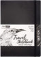 Pro Art Premier Sketch Book Travel 8"x 6" White 74lb Black 80 Sheets, Sketch Book, Sketchbook, Drawing Pad, Sketch Pad, Drawing Paper, Art Book, D...