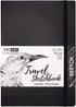 Pro Art Premier Sketch Book Travel 8"x 6" White 74lb Black 80 Sheets, Sketch Book, Sketchbook, Drawing Pad, Sketch Pad, Drawing Paper, Art Book, D...