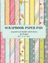 Scrapbook Paper Pad: 20 patterned double sided sheets. 8.5" x 11" (Decorative Craft Paper)...