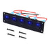 Nilight 5 Gang 3 Pin Rocker Switch Panel Waterproof On-Off Toggle Switches for Car Vehicle Trailer Truck SUV Marine Boat RV Ship 12V/24V 20A...