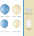 Pastel Balloon Garland Arch Kit with 100 pcs Blue and Yellow Balloons, DIY Balloon Bouquet Kit for Baby Shower, Wedding Bachelorette Birthday Part...