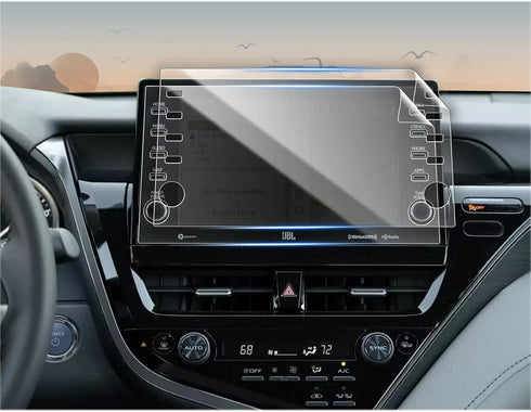 CDEFG 2 Pack Camry Screen Protector for 2021-2024 Toyota Camry Touchscreen Cover for Camry XSE XLE for Toyota Camry 2021 2022 2023 Accessories 9" ...