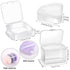 4 Pcs Makeup Sponge Holder Case, Beauty Blender Holder Cosmetic Egg Makeup Sponge Powder Puff Protective Container Storage Box for Travel (Transpa...