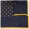 100% Silk Polka Dot Pocket Square with Gift Box...