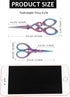Embroidery Scissors, Stainless Steel Sharp Tip Scissors, Thread Scissors DIY Tools for Embroidery, Craft, Needle Work, Art Work & Everyday Use, 2 ...
