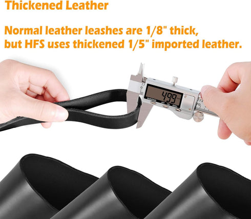 Premier 6Ft Leather Dog Training Leash. Made from Leather and is a Great Option for Hunting Dogs or General Obedience in The Backyard.Christmas Do...