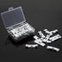 Blulu 30 Pcs Vertical Blind Repair Tabs Kit Vane Savers Blind Repair Clip, Window Replacement Slats Parts, White...