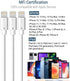 Marchpower Lightning Cable 3FT, iPhone Cable 3FT MFi Certified, 3Pack iPhone Charging Cable Charger Cord for iPhone 14 Plus 13 12 11 Pro Max Mini ...