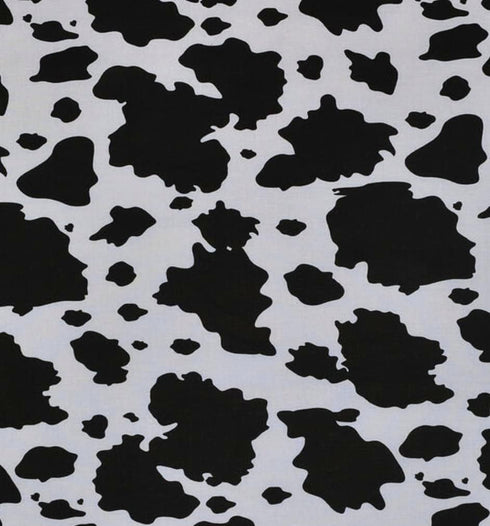Cow Print Novelty Cotton Fabric Precut - One Yard...