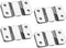 Flush Mount Bracket, Headboard Wall Mounting Brackets-56 x 30mm Interlocking Hanging Bracket, Mounting Hardware for Picture Hanging and Sectional ...