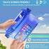 Waterproof Pouch with Waist Strap (3 Pack),Beach Accessories Best Way to Keep Your Phone and Valuables Safe and Dry - Black+Gray+Blue...