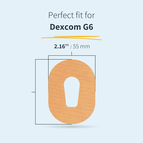 10 x Dexcom G6 Sensor Covers, Ringpatch, Lasts Up to 14 Days, Sweat & Waterproof, CGM, Glucose Monitor Protection, Black...