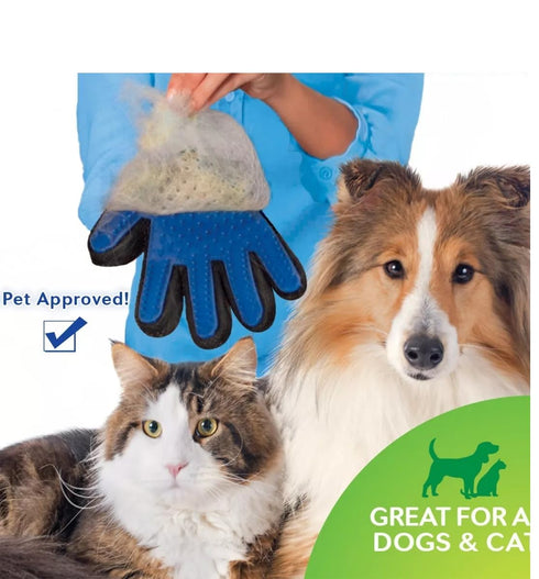 Dog Grooming Gloves for Cats and Dogs, Soft Rubber Pet Grooming Gloves with Comfortable Handle for Cleaning Dirty Paws, Dirty Dog Brushing Gloves ...