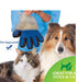 Dog Grooming Gloves for Cats and Dogs, Soft Rubber Pet Grooming Gloves with Comfortable Handle for Cleaning Dirty Paws, Dirty Dog Brushing Gloves ...