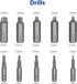 Damaged Screw Extractor Set, 22 PCS Stripped Kit for Broken Bolt All-Purpose HSS Remover Set with Magnetic Extension Bit Holder & Socket Adapter, ...