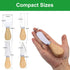 10 Pcs Cheese Knives, Wooden Handle Cheese Knife Set for Charcuterie Board, Mini Steel Stainless Cheese Cutter, Spreader, Fork for Party Wedding C...