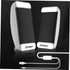 Mobestech Computer Speakers 2pcs Portable Notebookwhite Wired Sound Powered Speakers for Desktop Mini Speaker Multimedia Loudspeaker USB Stereo Co...