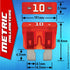 12 AWG Standard ATO Quick TAP KIT: 2 Add-A-Circuit Car Fuse Tap Adapters, 2 Each (10A 20A) Regular Fuses, 4 Zip Ties, Fuse Puller (Blade Group: AT...