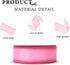 LaRibbons Organza Wired Ribbon, Hot Pink Sheer Ribbon for Flower Bouquet, Gift Wrapping, Wedding Invitations Wreaths Wrap, Party Decoration, 1 1/2...
