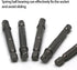 10Pcs 1/4 Inch Socket Adapter Set, Impact Driver Socket Adapter Hex Shank Square Socket Bit Adapter for Automotive DIY, Silver...