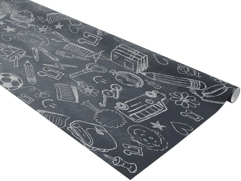 Fadeless Bulletin Board Paper, Fade-Resistant Paper for Classroom Decor, 48” x 12’, School Doodles, 1 Roll...