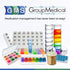 7 Day Medicine Pill Organizer - Stackable Pill Box - Fits Small Tablets & Vitamin Supplements, Keep Your Daily Medicine Organized in One Place - M...
